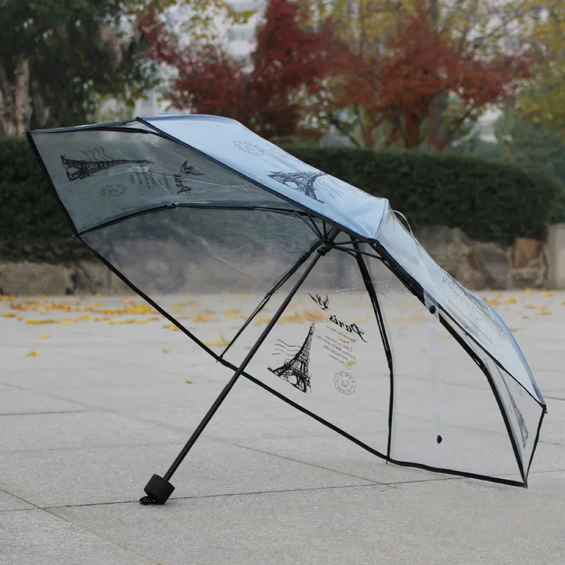 Mini Sun Rain Umbrella Rain Women Tower Three Fold Umbrella Transparent Three Color Parasol Rain Tools Woman 40U0010
Mini Sun Rain Umbrella Rain Women Tower Three Fold Umbrella Transparent Three Color Parasol Rain Tools Woman 40U0010