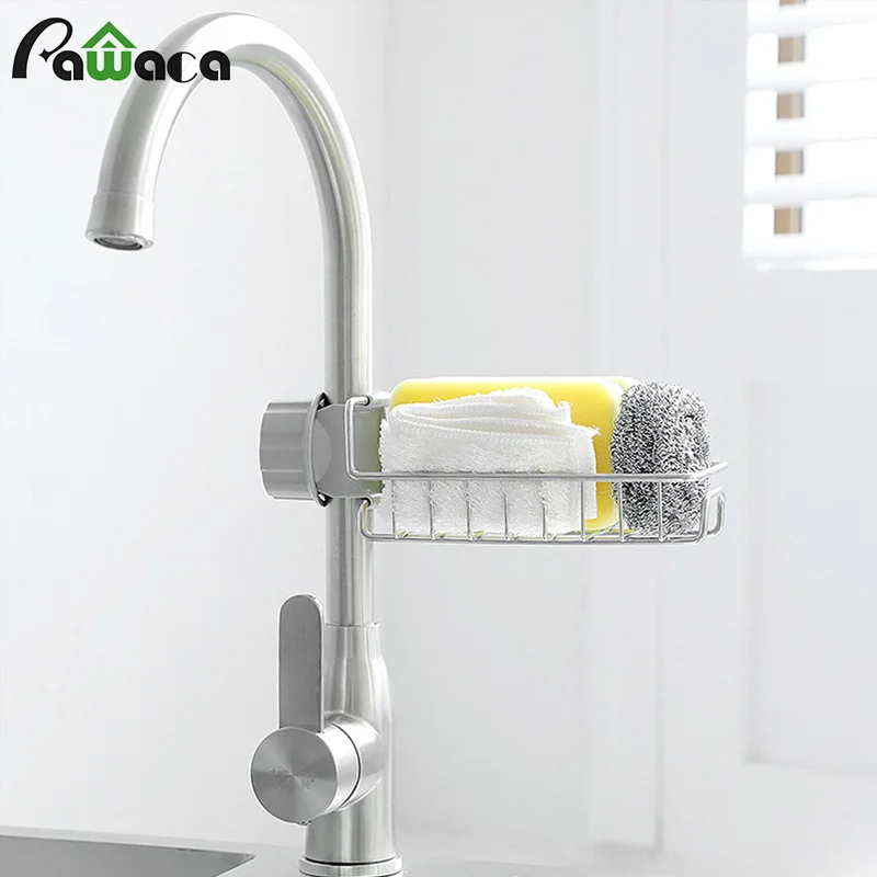 Stainless Steel Sink Faucet Sponge Holder Sink Hanging Storage Rack Sink Caddy Organizer Shelf for Bathroom Kitchen Accessorier
Stainless Steel Sink Faucet Sponge Holder Sink Hanging Storage Rack Sink Caddy Organizer Shelf for Bathroom Kitchen Accessorier