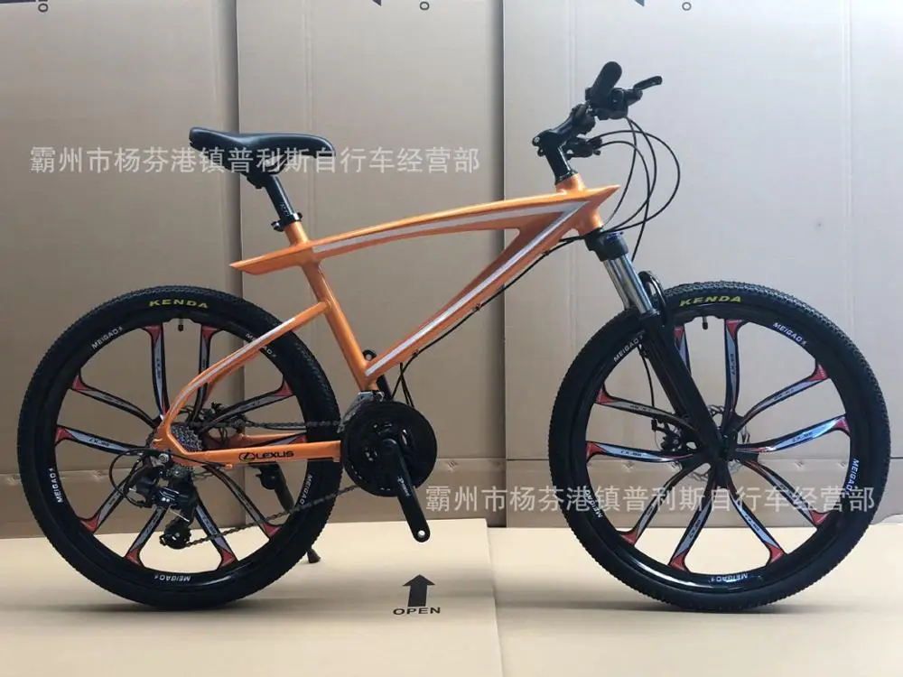 27-speed 26-inch aluminum alloy mountain bike oil brake double disc brake bicycle for men and women variable road bike frame roa
27-speed 26-inch aluminum alloy mountain bike oil brake double disc brake bicycle for men and women variable road bike frame roa