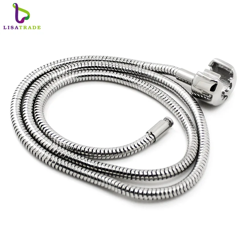 Wholesale 3mm 316L Stainless steel Snake Chain European Necklaces Fit Murano Beads DIY chains PABR17-18
Wholesale 3mm 316L Stainless steel Snake Chain European Necklaces Fit Murano Beads DIY chains PABR17-18
