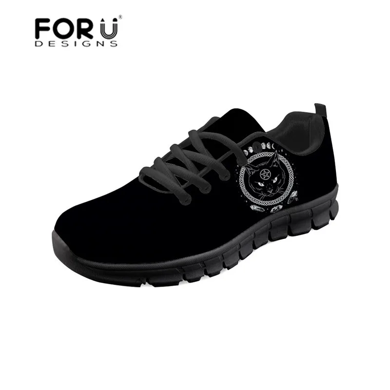 FORUDESIGNS Women Flats Shoes Gothic Moon Phase Witchcraft Cat Printed Sneakers for Women Breathable Casual Shoes Ladies Fashion
FORUDESIGNS Women Flats Shoes Gothic Moon Phase Witchcraft Cat Printed Sneakers for Women Breathable Casual Shoes Ladies Fashion