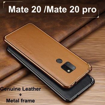 Luxury Genuine Leather + Brand Aluminum Metal Bumper For Huawei Mate 20 pro case Metal Frame Leather cover For Huawei Mate 20
Luxury Genuine Leather + Brand Aluminum Metal Bumper For Huawei Mate 20 pro case Metal Frame Leather cover For Huawei Mate 20