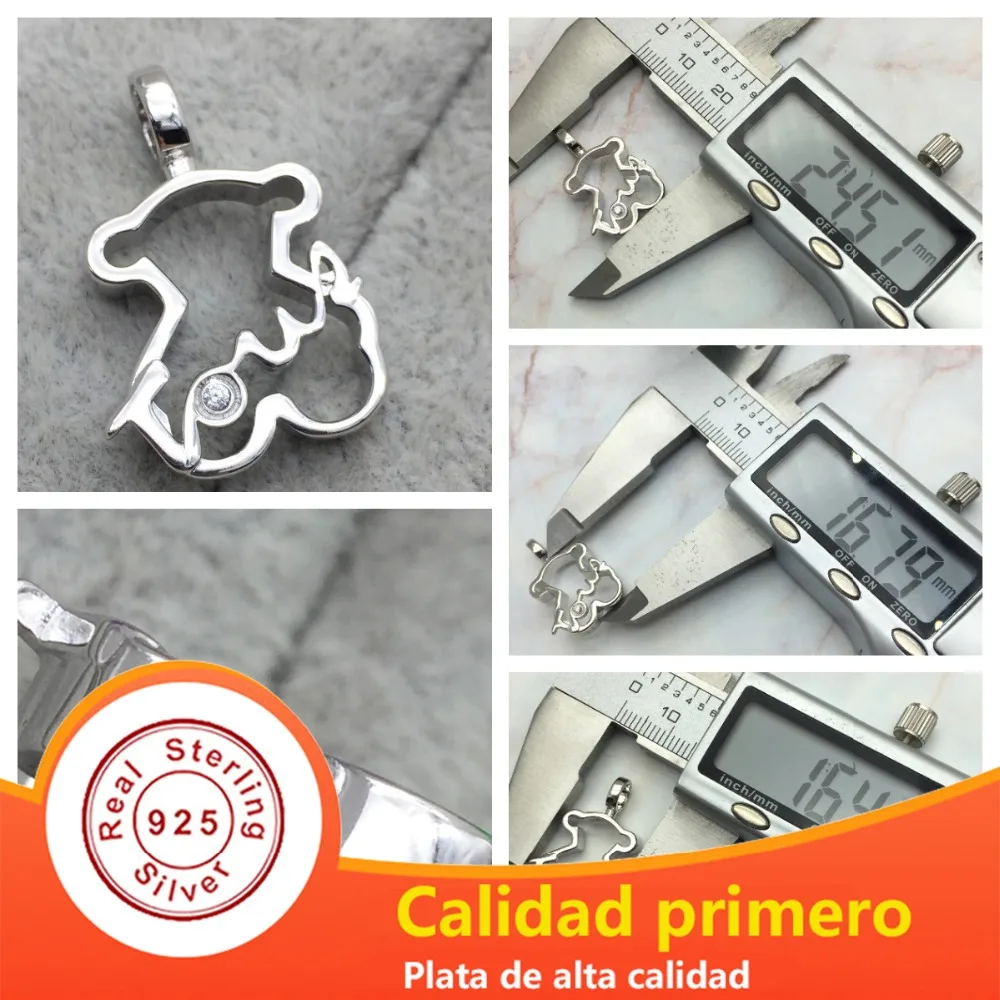 EDELL 100% 925 Sterling Silver Cute Hollow Design Bear Pendant 516144000 Gift Original Fashion Wedding Jewelry Free Shipping
EDELL 100% 925 Sterling Silver Cute Hollow Design Bear Pendant 516144000 Gift Original Fashion Wedding Jewelry Free Shipping