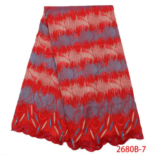 2019 African Super Quality Evening Dresses Women Swiss Voile Cotton Dry Lace Fabric QF2680B-7
2019 African Super Quality Evening Dresses Women Swiss Voile Cotton Dry Lace Fabric QF2680B-7