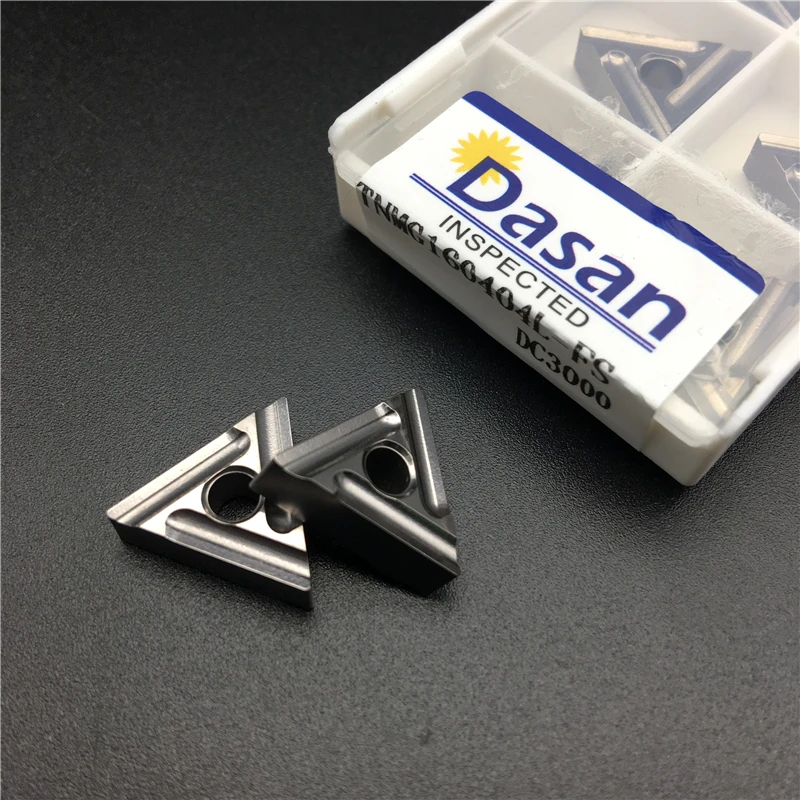 TNMG160404L-FS DC3000 TNMG160404R-FS DC3000 Metal Ceramic Turning blades Triangle slotted external turning tool
TNMG160404L-FS DC3000 TNMG160404R-FS DC3000 Metal Ceramic Turning blades Triangle slotted external turning tool
