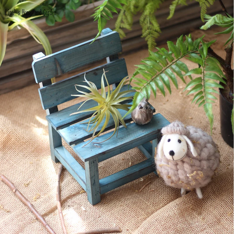 Antique Miniature Solid Wood Chair Handmade Primitive Rustic (6)