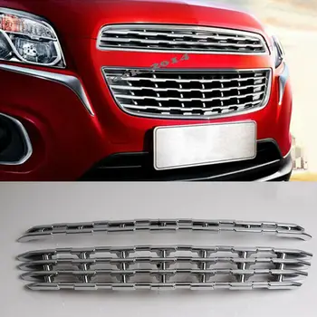 For Chevrolet Trax 2014 2015 2016 stainless steel Front Upper+Lower Grille Cover Decorate Trim 2pcs/set
For Chevrolet Trax 2014 2015 2016 stainless steel Front Upper+Lower Grille Cover Decorate Trim 2pcs/set