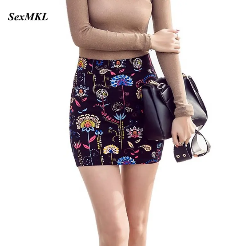 SEXMKL Plus Size Short Mini Skirts Womens Floral Print Bodycon Hight Waist Skirt Sexy Korean Ladies Streetwear Pencil Skirt Jupe
SEXMKL Plus Size Short Mini Skirts Womens Floral Print Bodycon Hight Waist Skirt Sexy Korean Ladies Streetwear Pencil Skirt Jupe