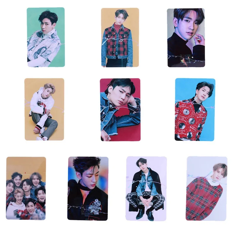 10pcs/set GOT7 New Album Eyes on you Photo Version For Student Card Bus PVC Crystal Card Stickers
10pcs/set GOT7 New Album Eyes on you Photo Version For Student Card Bus PVC Crystal Card Stickers