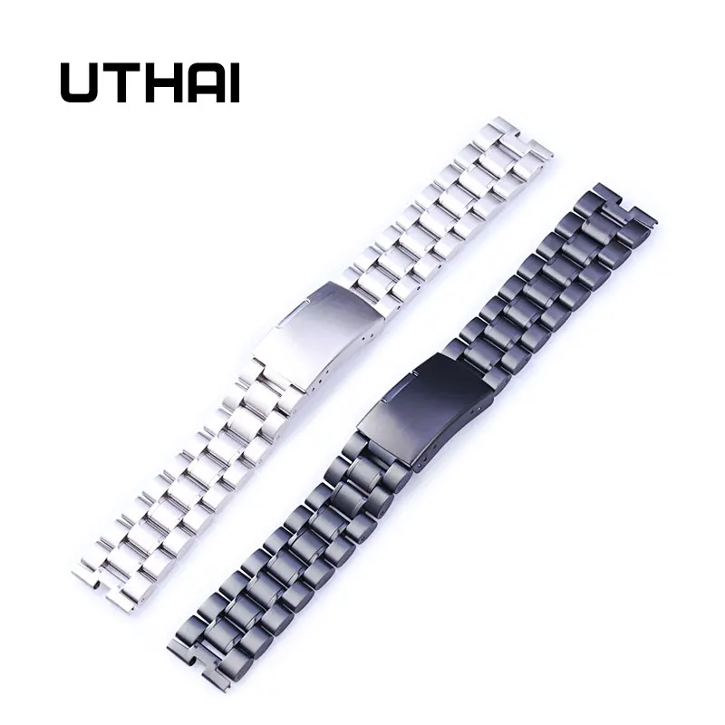 UTHAI S05 Metal Watchbands Bracelet 22mm watch strap Fashion Silver Solid Stainless Steel Luxury 22mm Watch Band Strap
UTHAI S05 Metal Watchbands Bracelet 22mm watch strap Fashion Silver Solid Stainless Steel Luxury 22mm Watch Band Strap