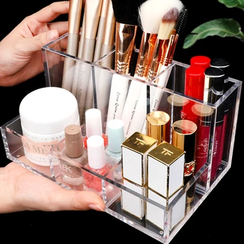 Acrylic Makeup Organizer CC Cream Storage Box Clear Cosmetic Makeup Brush Holder Lipstick perfume Powder Display Stand
Acrylic Makeup Organizer CC Cream Storage Box Clear Cosmetic Makeup Brush Holder Lipstick perfume Powder Display Stand