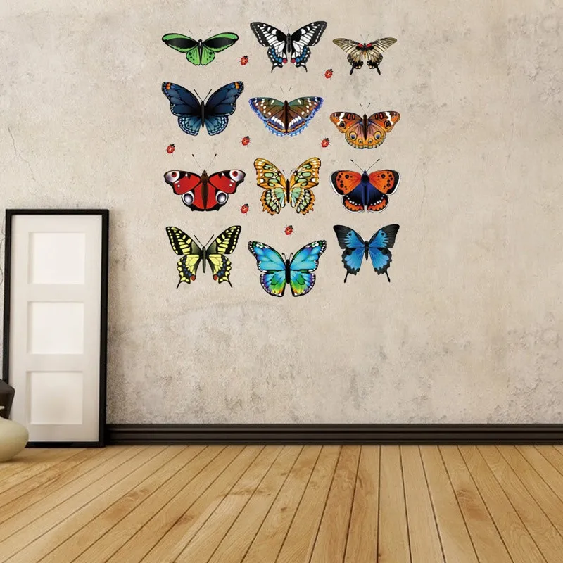 12pcs PVC 3d Butterfly wall decor cute Butterflies wall stickers art Decals home Decoration room wall art 10.16
12pcs PVC 3d Butterfly wall decor cute Butterflies wall stickers art Decals home Decoration room wall art 10.16