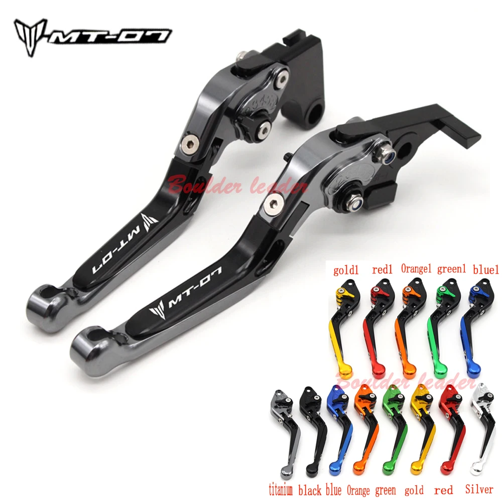 LOGO (MT-07) Motorcycle Accessories Aluminum Folding Extendable Brake Clutch Levers For YAMAHA MT-07 MT 07 FZ-07 FZ 07 2014-2017
LOGO (MT-07) Motorcycle Accessories Aluminum Folding Extendable Brake Clutch Levers For YAMAHA MT-07 MT 07 FZ-07 FZ 07 2014-2017