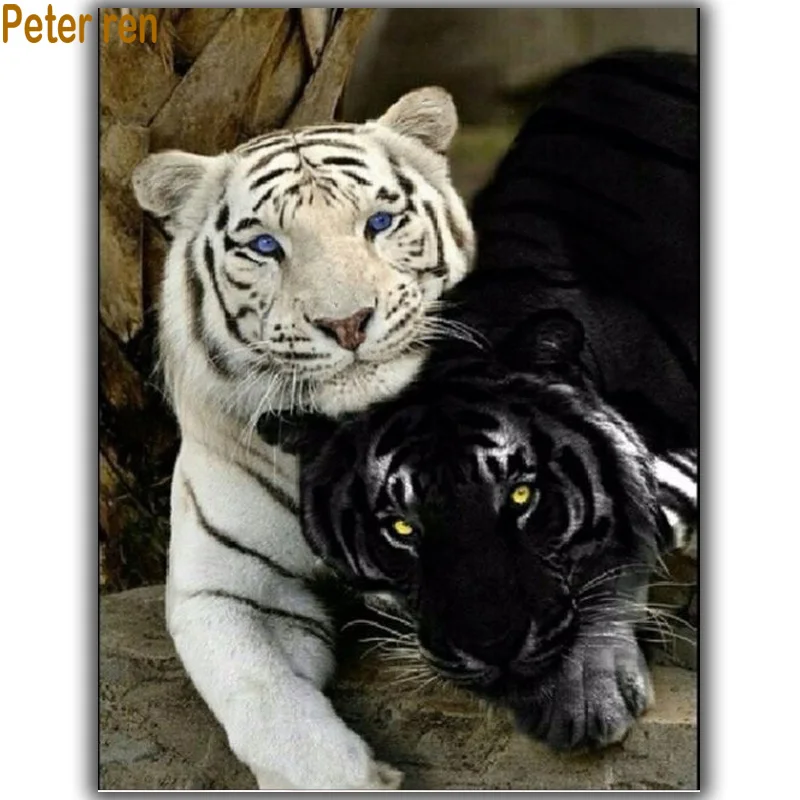 Crafts Needlework Diy Diamond painting tiger of conjugal Diamond embroidery Cross stitch square drill Rhinestones Paste painting
Crafts Needlework Diy Diamond painting tiger of conjugal Diamond embroidery Cross stitch square drill Rhinestones Paste painting