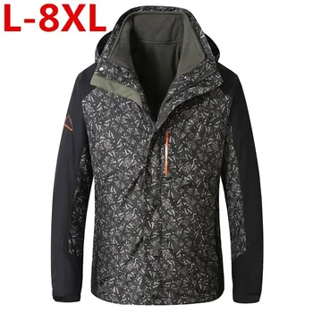 2018 Top Quality plus Size 7XL 8XL 9XL Waterproof Windproof Outwear Jacket Professional Warm 2 in one Winter Jacket Men Parkas
2018 Top Quality plus Size 7XL 8XL 9XL Waterproof Windproof Outwear Jacket Professional Warm 2 in one Winter Jacket Men Parkas