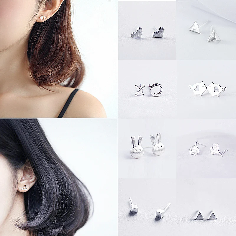 LNRRABC Exquisite Cute Silvery Color Creative Rabbit Cat Elephant Earrings For Women Ear Studs Earrings Brincos bijoux Gift
LNRRABC Exquisite Cute Silvery Color Creative Rabbit Cat Elephant Earrings For Women Ear Studs Earrings Brincos bijoux Gift