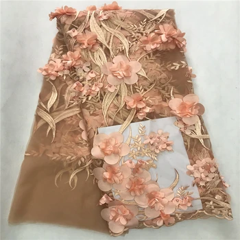 VILLIEA Soft Pink Color Tulle Lace Fabric High Quality Europe And American Fashion Fabric With Beads 3d French lace Fabrics
VILLIEA Soft Pink Color Tulle Lace Fabric High Quality Europe And American Fashion Fabric With Beads 3d French lace Fabrics