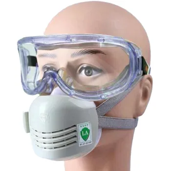Hot sale Silicone dust mask + goggles breathable industrial coal mine dust grinding self-absorption filter anti-haze masks PM2.5
Hot sale Silicone dust mask + goggles breathable industrial coal mine dust grinding self-absorption filter anti-haze masks PM2.5