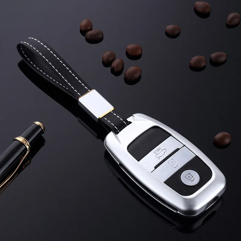 Aluminum Alloy Car Key Cover Case For Kia Ceed Rio Sportage R K3 K4 K5 Ceed Sorento Cerato Optima 2015 2016 2017 Light weight
Aluminum Alloy Car Key Cover Case For Kia Ceed Rio Sportage R K3 K4 K5 Ceed Sorento Cerato Optima 2015 2016 2017 Light weight