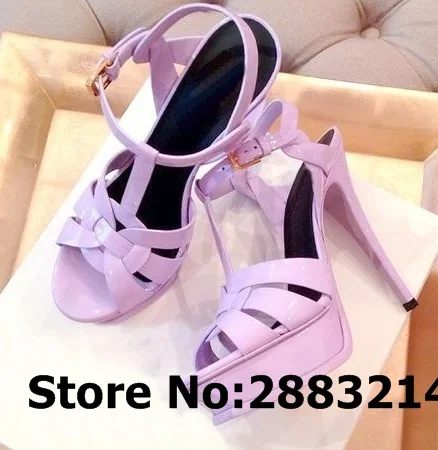 Patent Leather Dress Lady Stiletto Strappy Open Toe Sandals Best Quality Platform Pumps Woman High Heels Shoes zapatos de mujer
Patent Leather Dress Lady Stiletto Strappy Open Toe Sandals Best Quality Platform Pumps Woman High Heels Shoes zapatos de mujer