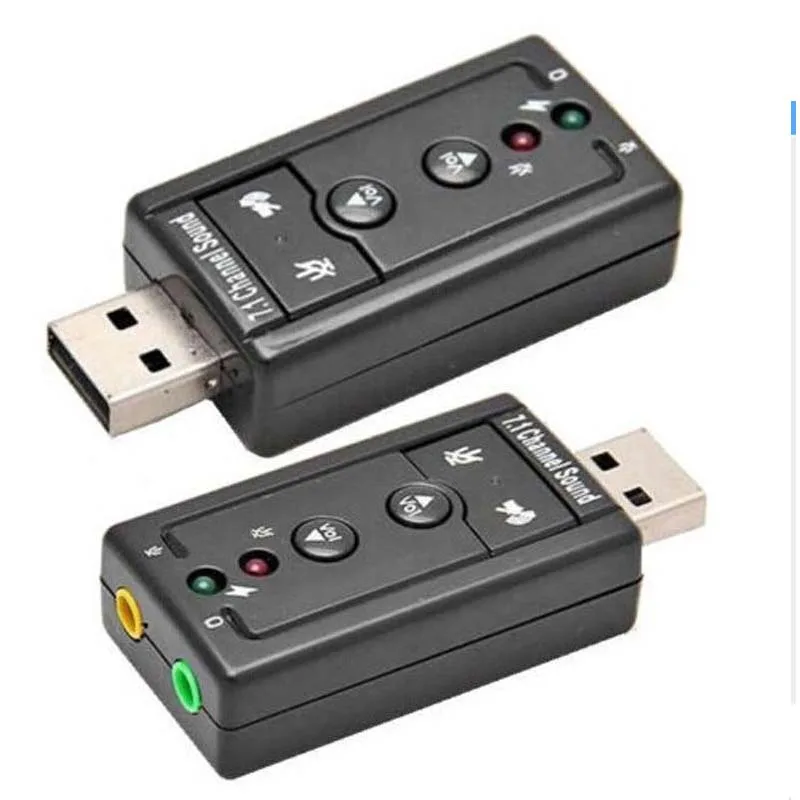 External USB Audio Sound Card Adapter 3D VIRTUAL 7.1CHANNEL For PC LAPTOP WIN7 8 new new
External USB Audio Sound Card Adapter 3D VIRTUAL 7.1CHANNEL For PC LAPTOP WIN7 8 new new