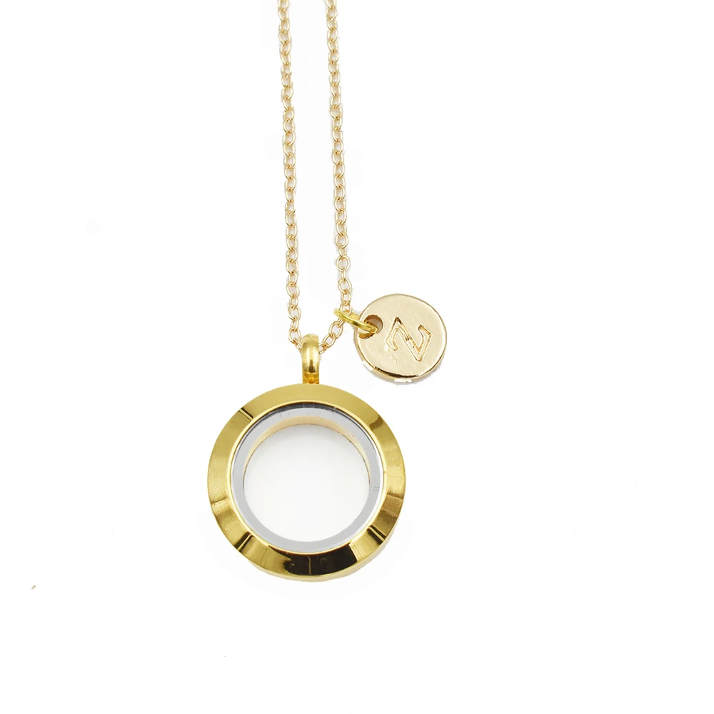1PC 20MM Gold Twist Floating Locket Pendant Stainless Steel Memory Locket With Letter Dangle
1PC 20MM Gold Twist Floating Locket Pendant Stainless Steel Memory Locket With Letter Dangle