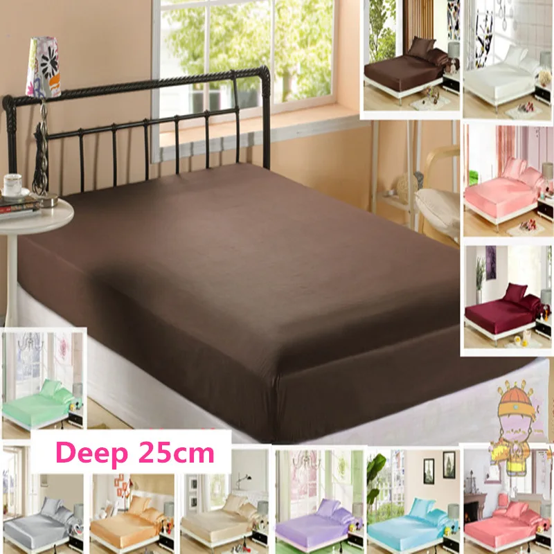 Free Shipping 100% Mulberry Silk Fitted Sheet Deep 25cm Mattress Protector Solid Color Multi Size
Free Shipping 100% Mulberry Silk Fitted Sheet Deep 25cm Mattress Protector Solid Color Multi Size