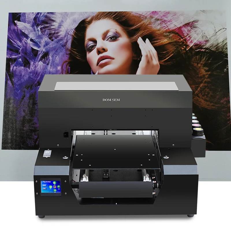 Original China Factory UV printer A3 size Inkjet flatbed printing machine for pen phone case cover TPU glass metal 3D rigid
Original China Factory UV printer A3 size Inkjet flatbed printing machine for pen phone case cover TPU glass metal 3D rigid
