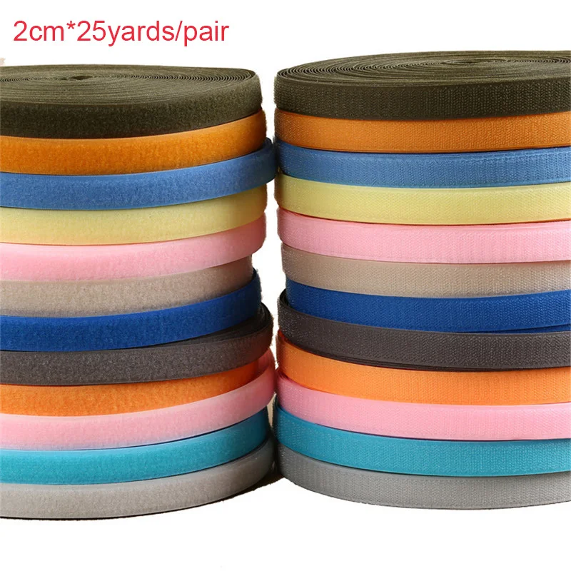 2 Rolls 2cm*25yards Magic Tape NO Self Adhesive Fastener Tape DIY Polyester Nylon Hook Loop Fastener Sewing Crafts Accessories
2 Rolls 2cm*25yards Magic Tape NO Self Adhesive Fastener Tape DIY Polyester Nylon Hook Loop Fastener Sewing Crafts Accessories
