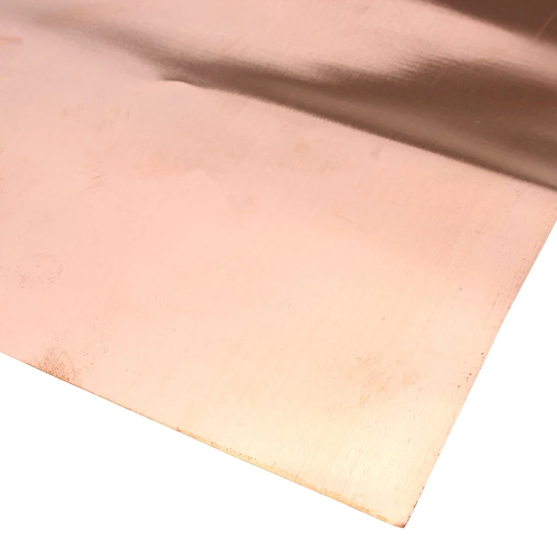 DWZ 1pc 99.9% Pure Copper Cu Sheet Thin Metal Foil Roll 0.1mm*100mm*100mm