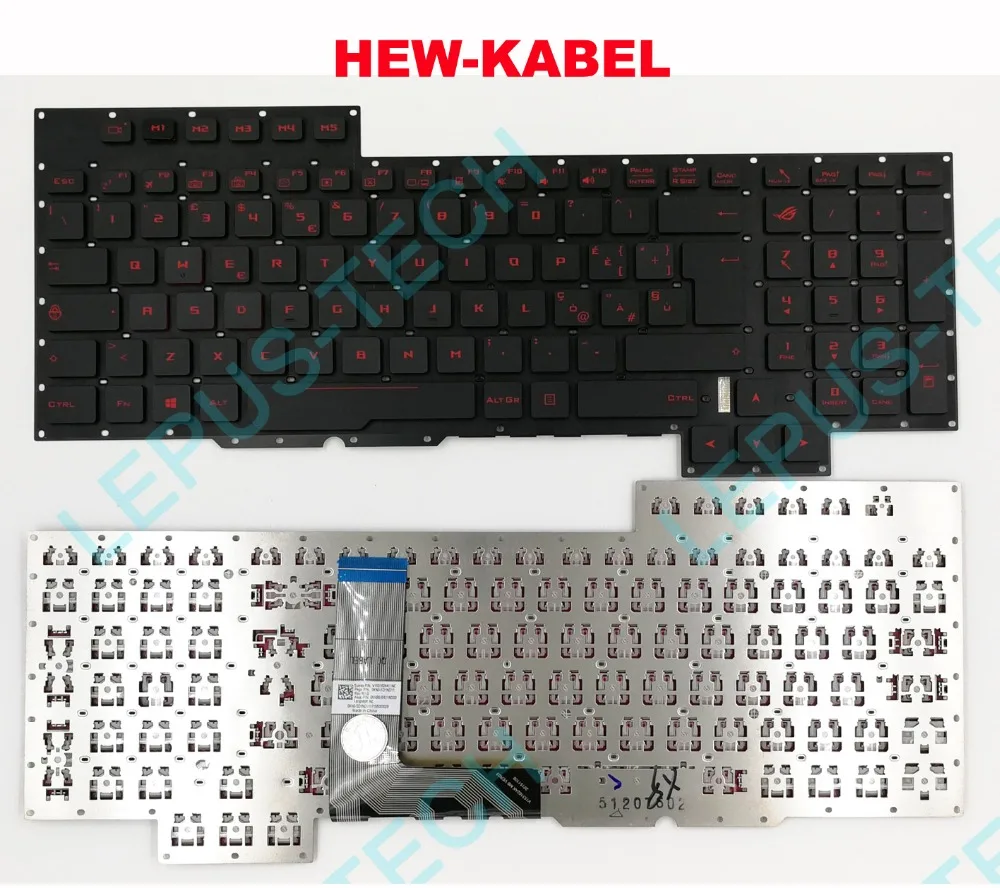 Клавиатура для ASUS GX700 GX700V GX700VO с итальянской клавиатурой подсветкой | Компьютеры и