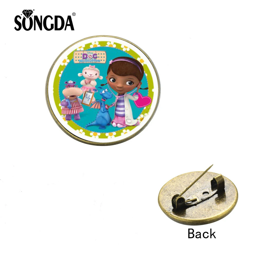 SONGDA Cartoon Doc McStuffins Collar Pin Brooch Doctor Girl Round Glass Cabochon Metal Lapel Pins And Brooches Fit Denim Jackets
SONGDA Cartoon Doc McStuffins Collar Pin Brooch Doctor Girl Round Glass Cabochon Metal Lapel Pins And Brooches Fit Denim Jackets