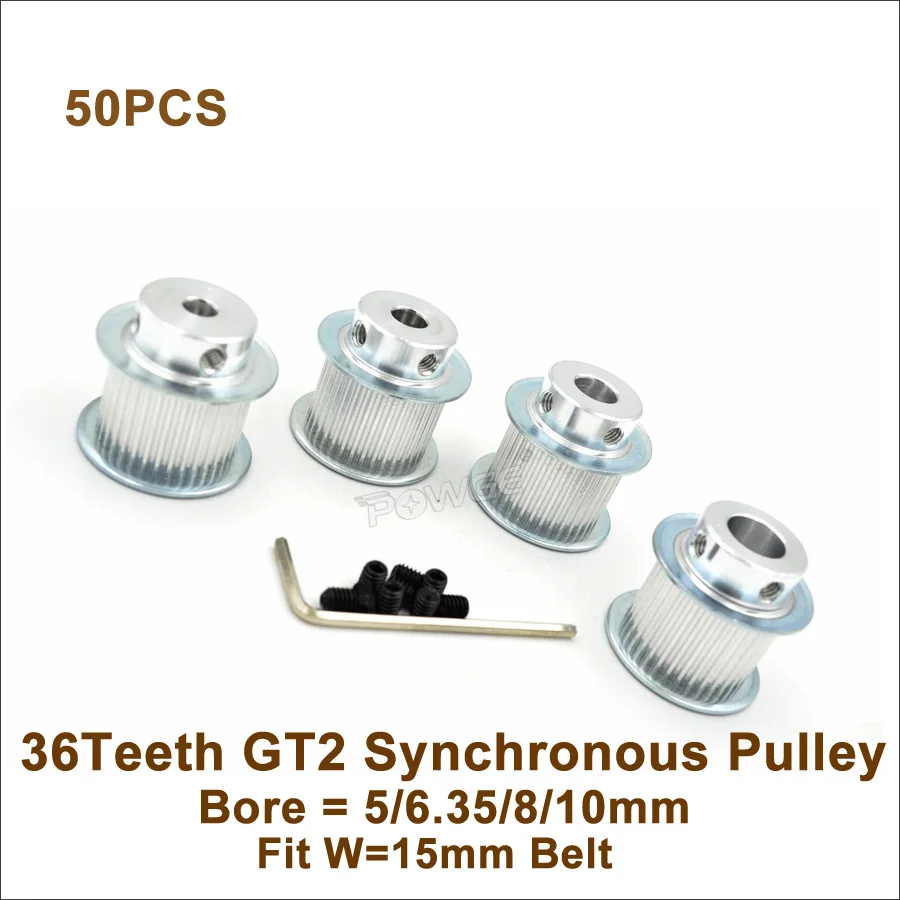 POWGE 50 шт. 36 зубцов 2GT зубчатый шкив Диаметр 5/6.35/8/10 мм подходящая Ширина 15 мм GT2 синхронный ремень 36 T 36 зубьев GT2 шкив
POWGE 50 шт. 36 зубцов 2GT зубчатый шкив Диаметр 5/6.35/8/10 мм подходящая Ширина 15 мм GT2 синхронный ремень 36 T 36 зубьев GT2 шкив