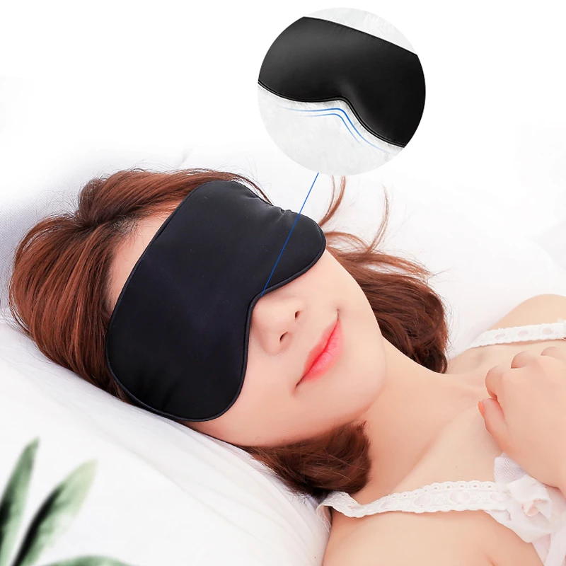 Artificial Silk Sleep Eyeshade Imitated Silk Eye Mask Earplug for Good Sleep Breathable with Storage Bag
Artificial Silk Sleep Eyeshade Imitated Silk Eye Mask Earplug for Good Sleep Breathable with Storage Bag