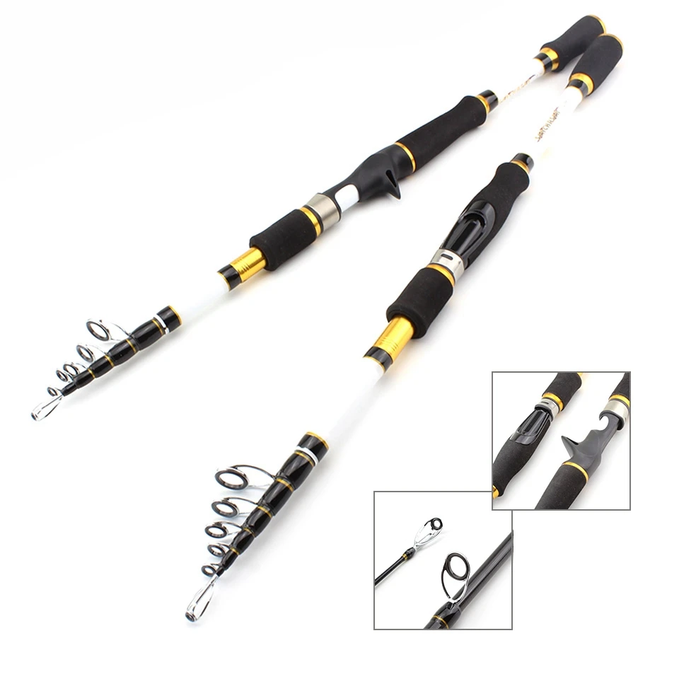 1.8M 2.1M 2.4M 2.7M telescopic carbon lure rod Spinning Casting Fishing rod Travel fishing Tackle Lure Weight 7-28g M power
1.8M 2.1M 2.4M 2.7M telescopic carbon lure rod Spinning Casting Fishing rod Travel fishing Tackle Lure Weight 7-28g M power