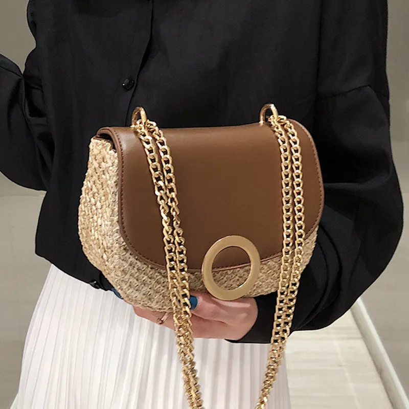 Female Straw Beach Bag Crossbody Bags For Women 2019 Summer Wicker Designer Handbags Ladies Rattan Chain Shoulder Messenger Bag
Female Straw Beach Bag Crossbody Bags For Women 2019 Summer Wicker Designer Handbags Ladies Rattan Chain Shoulder Messenger Bag