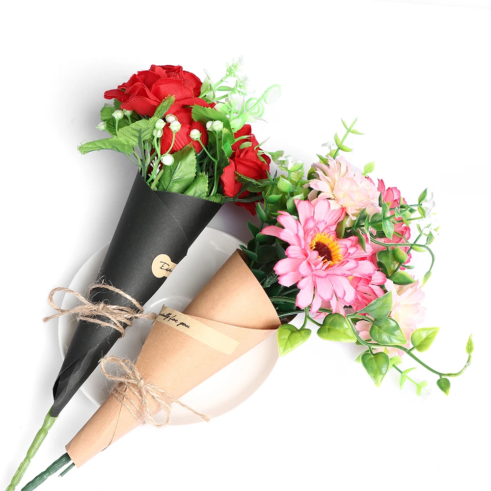 5/10pcs Handmade Kraft Paper Candy Boxes with Rope Tag Vintage Folding Card Flower Cones Holder Creative Gift Decoration
5/10pcs Handmade Kraft Paper Candy Boxes with Rope Tag Vintage Folding Card Flower Cones Holder Creative Gift Decoration