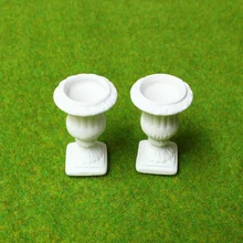3.5cm 2Pcs 1/12 White Ceramic Flower Pot Dollhouse Miniature Garden Decoration for Dolls House Accessories
3.5cm 2Pcs 1/12 White Ceramic Flower Pot Dollhouse Miniature Garden Decoration for Dolls House Accessories