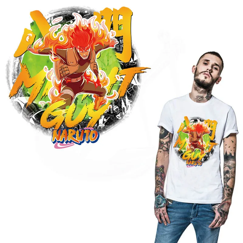 Hot Naruto Might Guy Iron-On patches for clothes DIY child T-shirt clothing patches Thermal transfer sticker
Hot Naruto Might Guy Iron-On patches for clothes DIY child T-shirt clothing patches Thermal transfer sticker