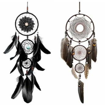 Dreamcatcher Gift Handmade Dream Catcher Net With Feather Pearl Ornaments For Car Mirror Home Wall Hanging Decoration
Dreamcatcher Gift Handmade Dream Catcher Net With Feather Pearl Ornaments For Car Mirror Home Wall Hanging Decoration
