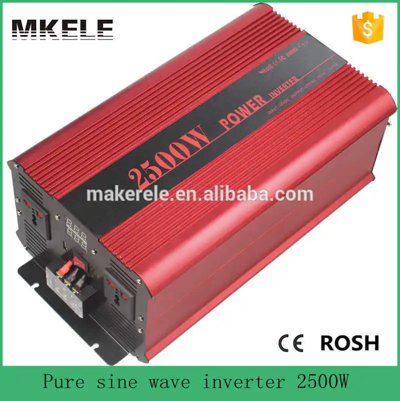 MKP2500-121R чистая Синусоидальная волна универсальное использование 12vdc 120vac 2500 ватт
