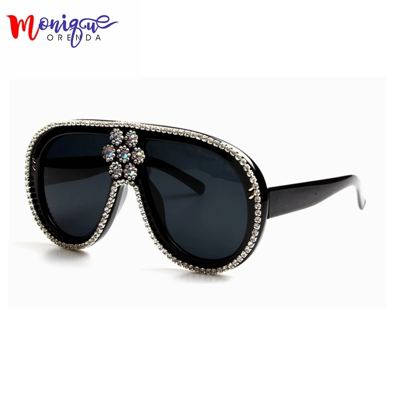 Oversized Sunglasses Women Luxury Brand Designer Bling Rhinestone Vintage Sun glasses Female Shades Big Frame Style Glasses
Oversized Sunglasses Women Luxury Brand Designer Bling Rhinestone Vintage Sun glasses Female Shades Big Frame Style Glasses