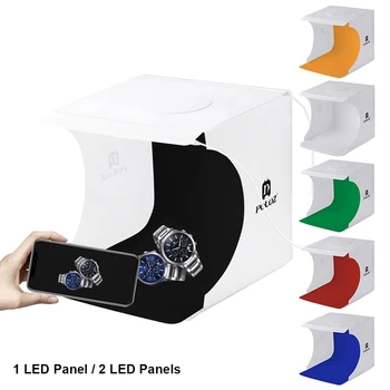 Dual LED Panels Folding Box Lighting Studio Shooting Portable Photo Video Tent Box Kit Emart Diffuse Studio Softbox lightbox
Dual LED Panels Folding Box Lighting Studio Shooting Portable Photo Video Tent Box Kit Emart Diffuse Studio Softbox lightbox