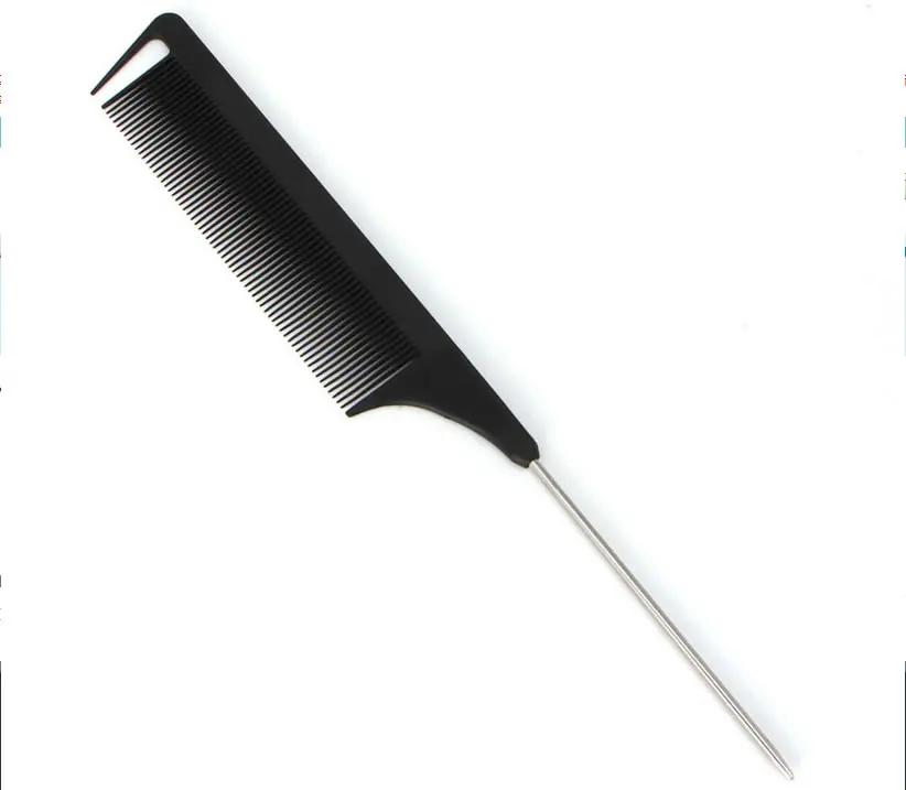 Hot Fashion Black Fine-tooth Comb Metal Pin Anti-static Hair Style Rat Tail Comb Hair Styling Beauty Tools
Hot Fashion Black Fine-tooth Comb Metal Pin Anti-static Hair Style Rat Tail Comb Hair Styling Beauty Tools