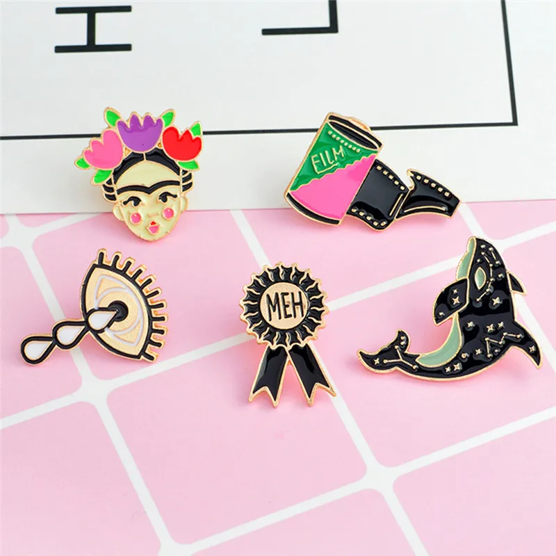 5pcs/set Denim jacket ShirtMedal Tears Eye Brooch Lapel Pins Buckle Badge Lovely Shark Whale Film tape MEH
5pcs/set Denim jacket ShirtMedal Tears Eye Brooch Lapel Pins Buckle Badge Lovely Shark Whale Film tape MEH