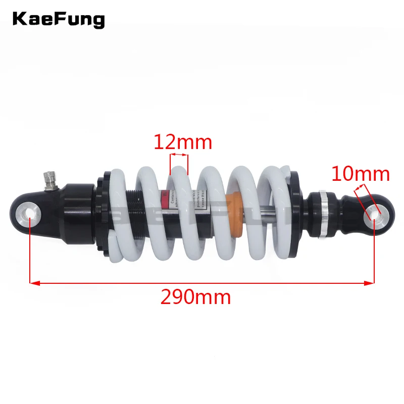 290mm rear shocks 1000LBS adjustable damping absorber suspension for Kayo Apollo Bosuer Xmotos KLX110 CRF50/70 Dirt Pit Bikes
290mm rear shocks 1000LBS adjustable damping absorber suspension for Kayo Apollo Bosuer Xmotos KLX110 CRF50/70 Dirt Pit Bikes