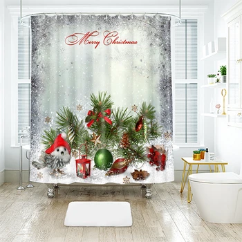 3d Christmas Tree and Santa Claus Ball Pattern Shower Curtains Bathroom Curtain Thicken Waterproof Thickened Bath Curtain
3d Christmas Tree and Santa Claus Ball Pattern Shower Curtains Bathroom Curtain Thicken Waterproof Thickened Bath Curtain