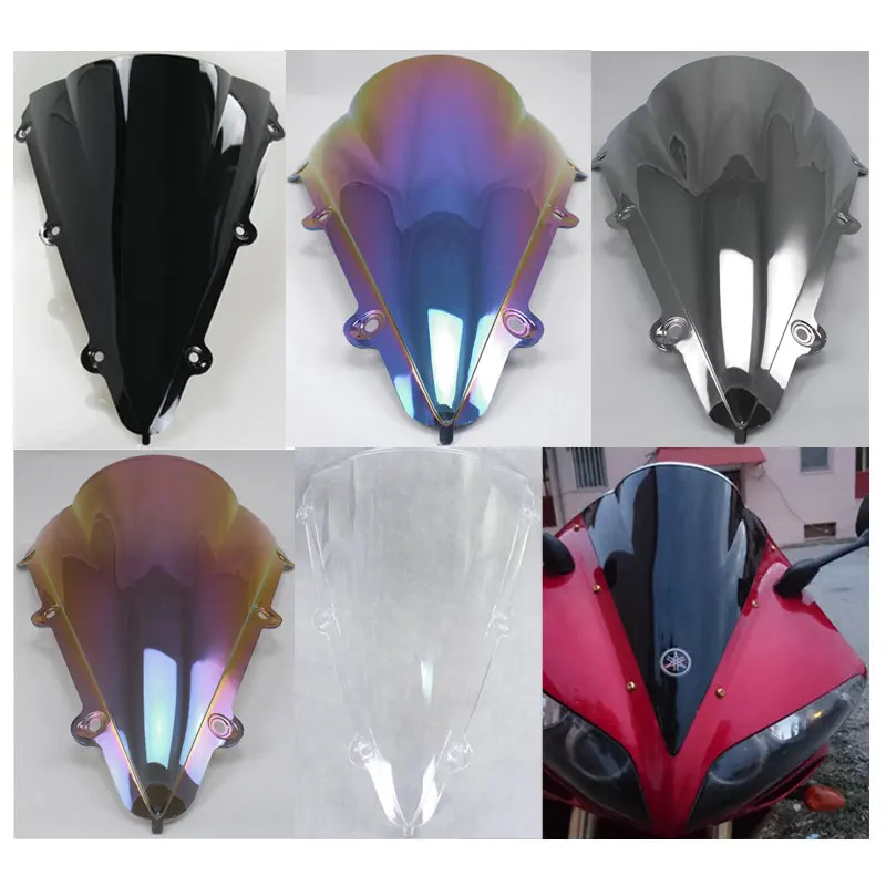 Motorcycle Screen Glass WindScreen Windshield Deflectors For 2004 2005 2006 04 05 06 Yamaha YZF 1000 R1 YZF-R1 Black White
Motorcycle Screen Glass WindScreen Windshield Deflectors For 2004 2005 2006 04 05 06 Yamaha YZF 1000 R1 YZF-R1 Black White