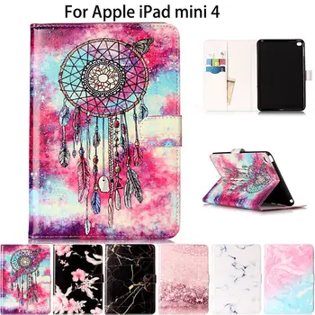 Fashion Flower Marble Pattern Cover For Apple iPad Mini 4 mini4 Case Covers Funda Tablet Soft TPU Silicon PU Leather Stand Shell
Fashion Flower Marble Pattern Cover For Apple iPad Mini 4 mini4 Case Covers Funda Tablet Soft TPU Silicon PU Leather Stand Shell
