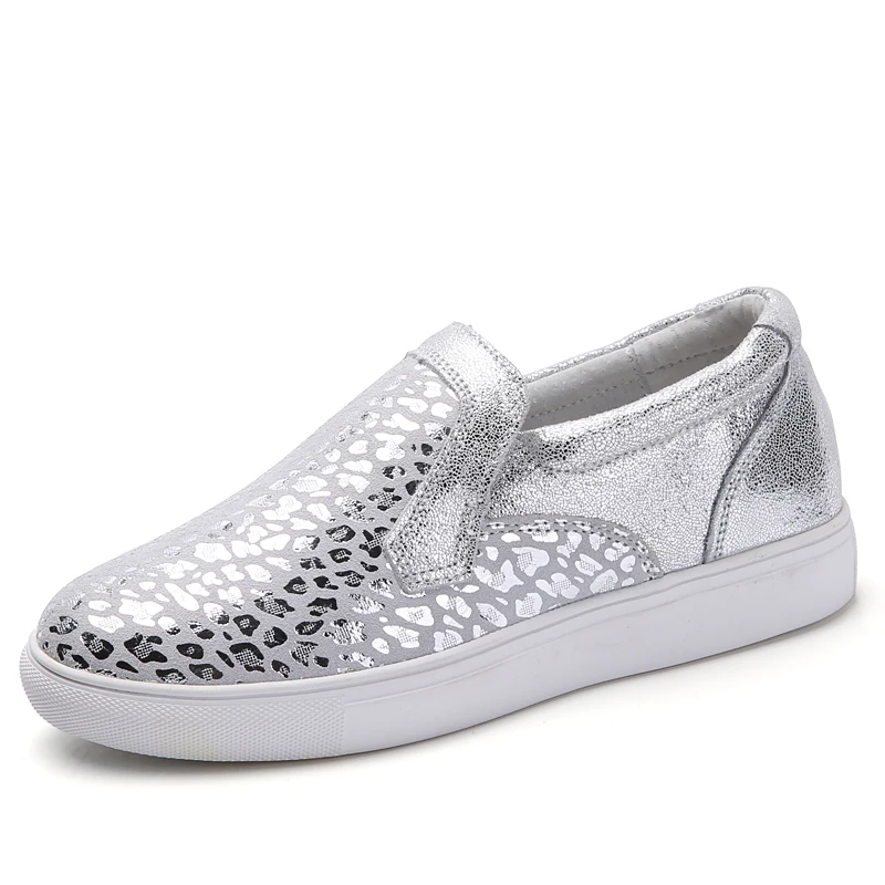 Women slip on shoes penny loafers split cow leather for 2018 spring fashion sneakers black silver ladies walking
Women slip on shoes penny loafers split cow leather for 2018 spring fashion sneakers black silver ladies walking